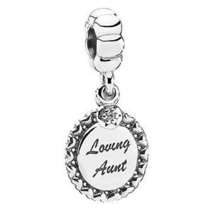 PANDORA Loving Aunt Clear CZ Charm 791277CZ